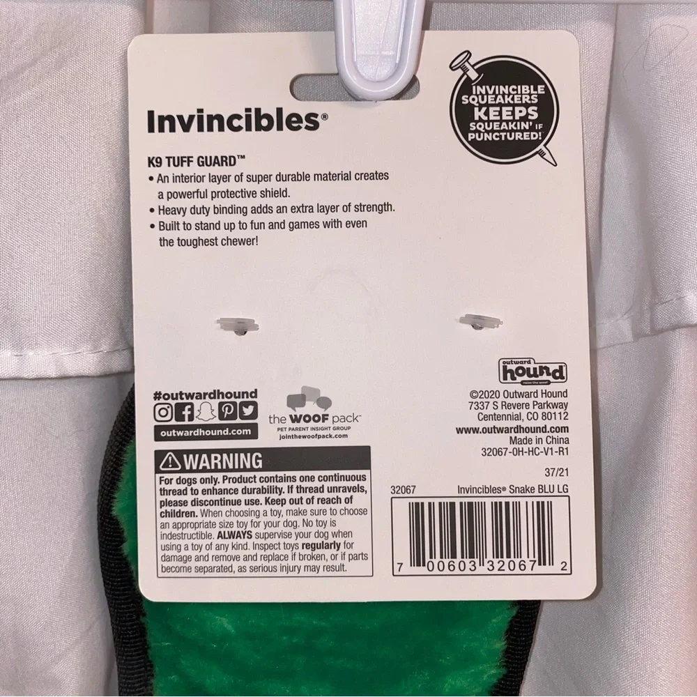 Outward Hound | Invincibles Dog Toy | NWT - Picture 6 of 11